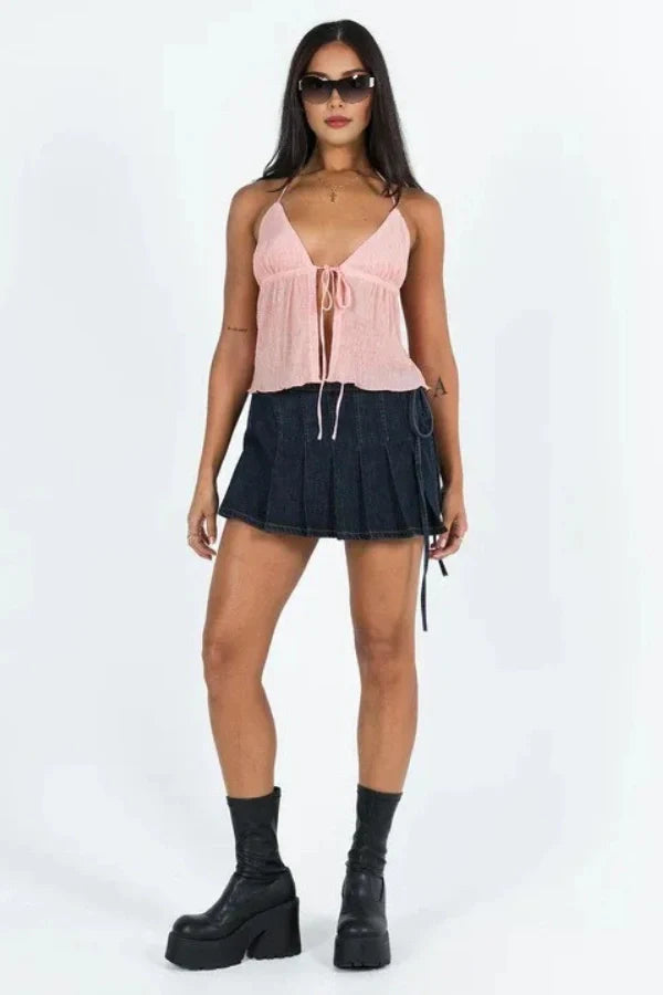 Ivy Bürümcük YarıTransparan Top