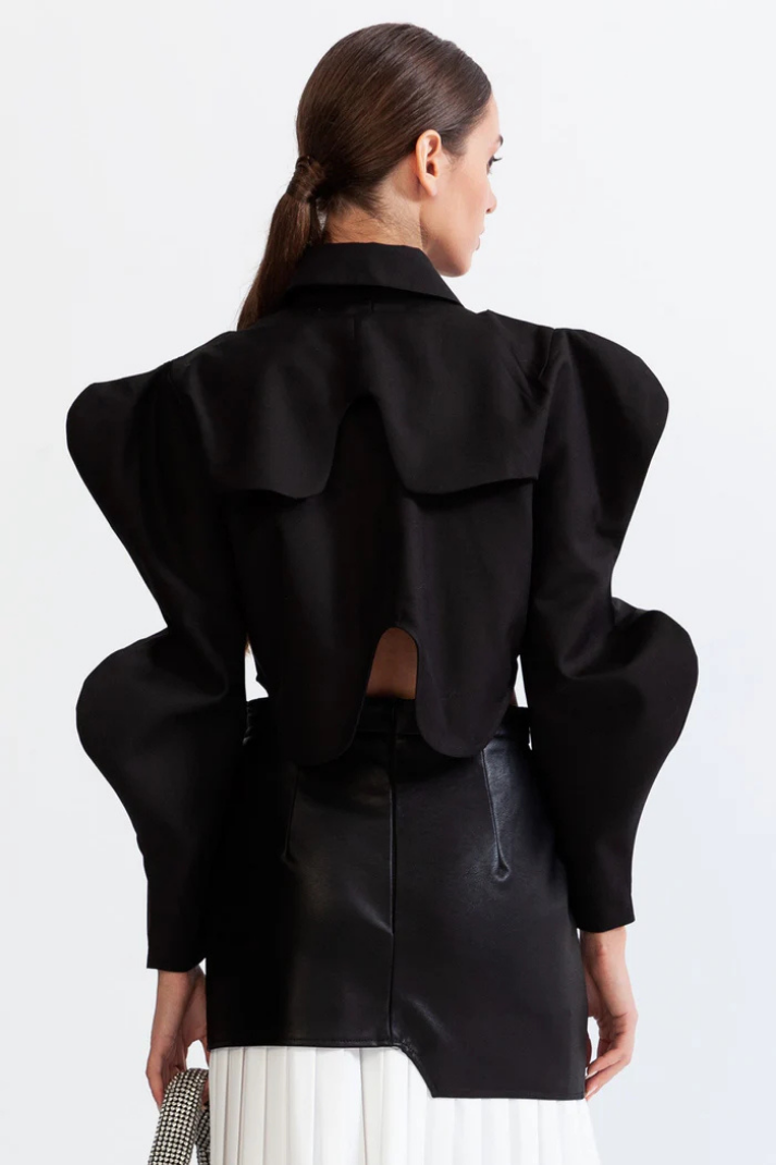 Sarina İki Parça Klips Detay Gömlek