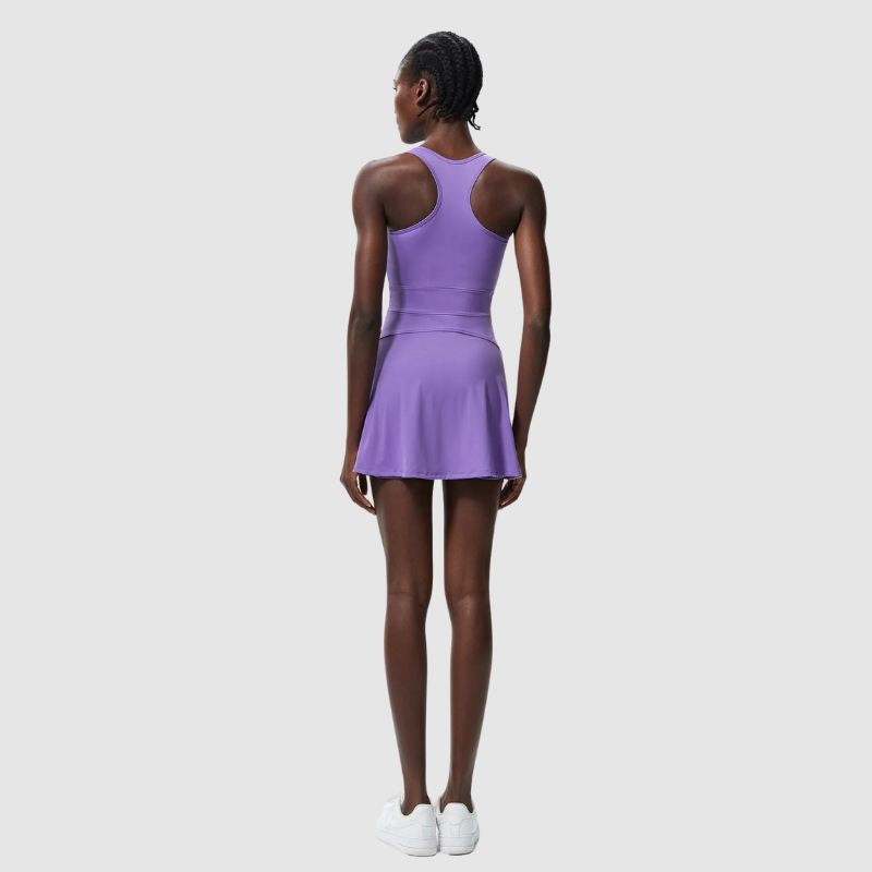 Ön Fermuarlı Atletik Tank Elbise