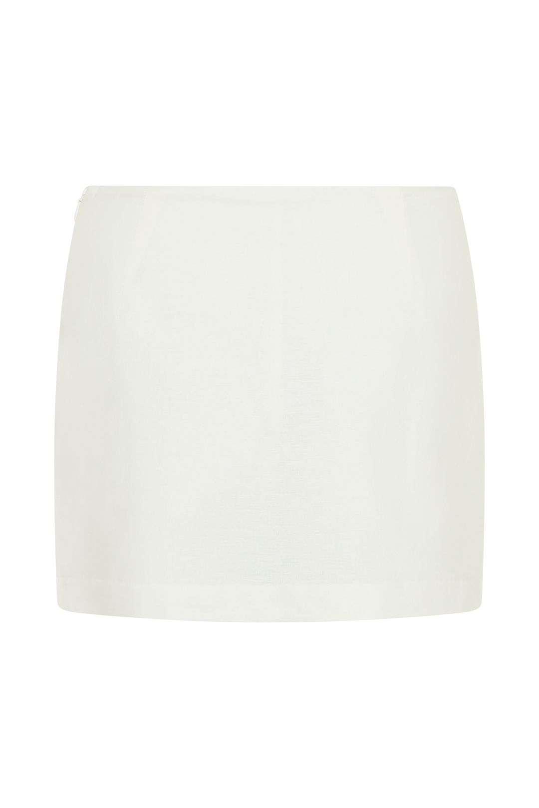 Ciara Keten Mini Şort - Beyaz