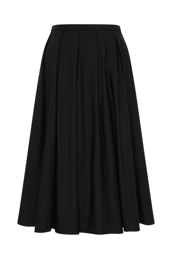 Clarence Keten A-Line Maxi Etek - Siyah