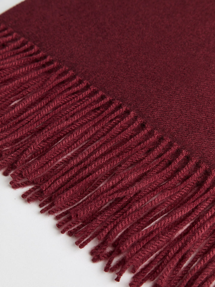 Burgundy Luxe Şal