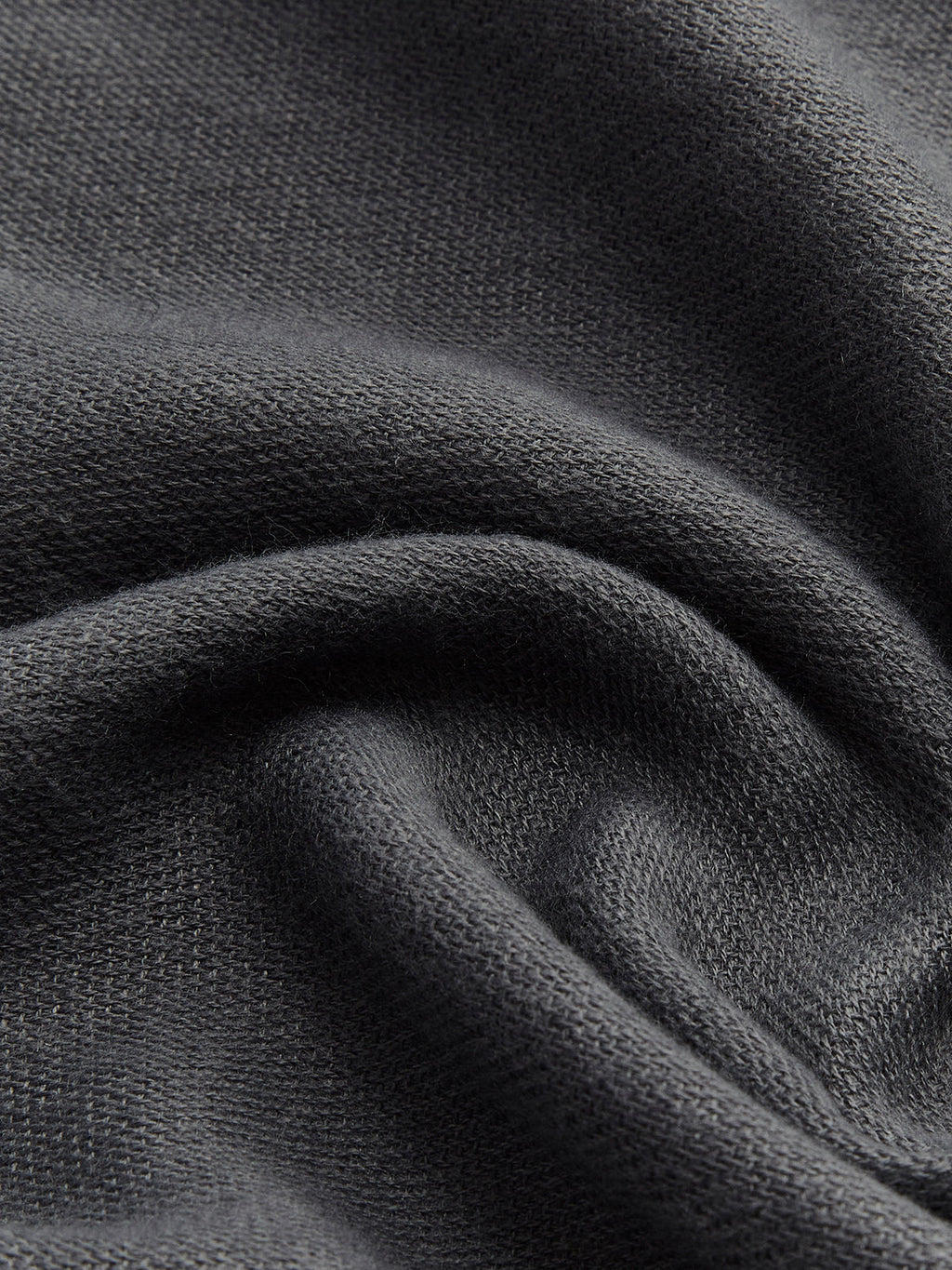 Slate Elegance Püsküllü Şal