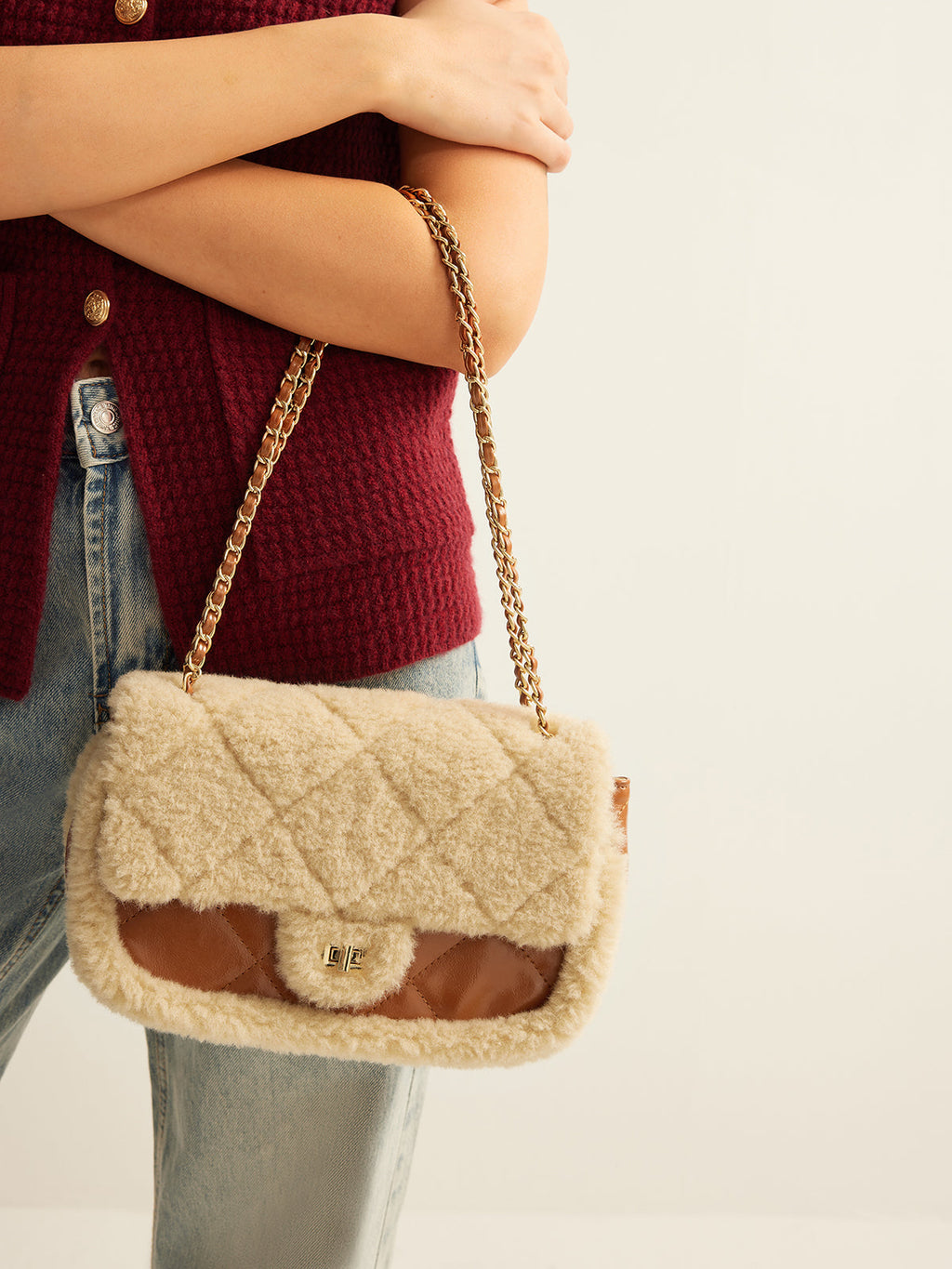 Teddy Luxe Shoulder Çanta