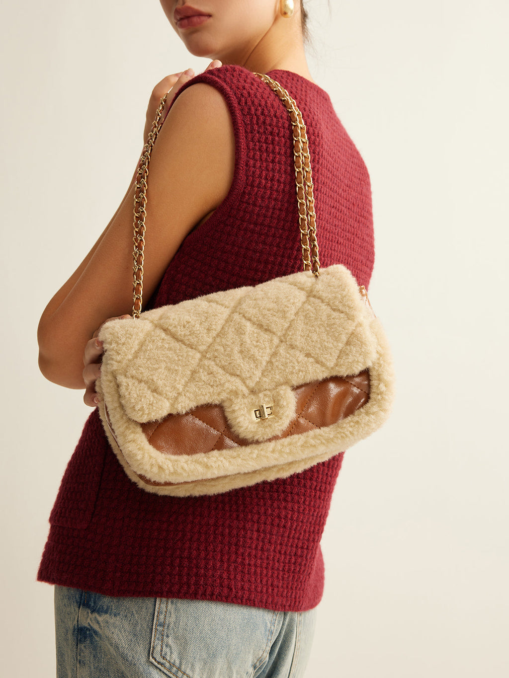 Teddy Luxe Shoulder Çanta