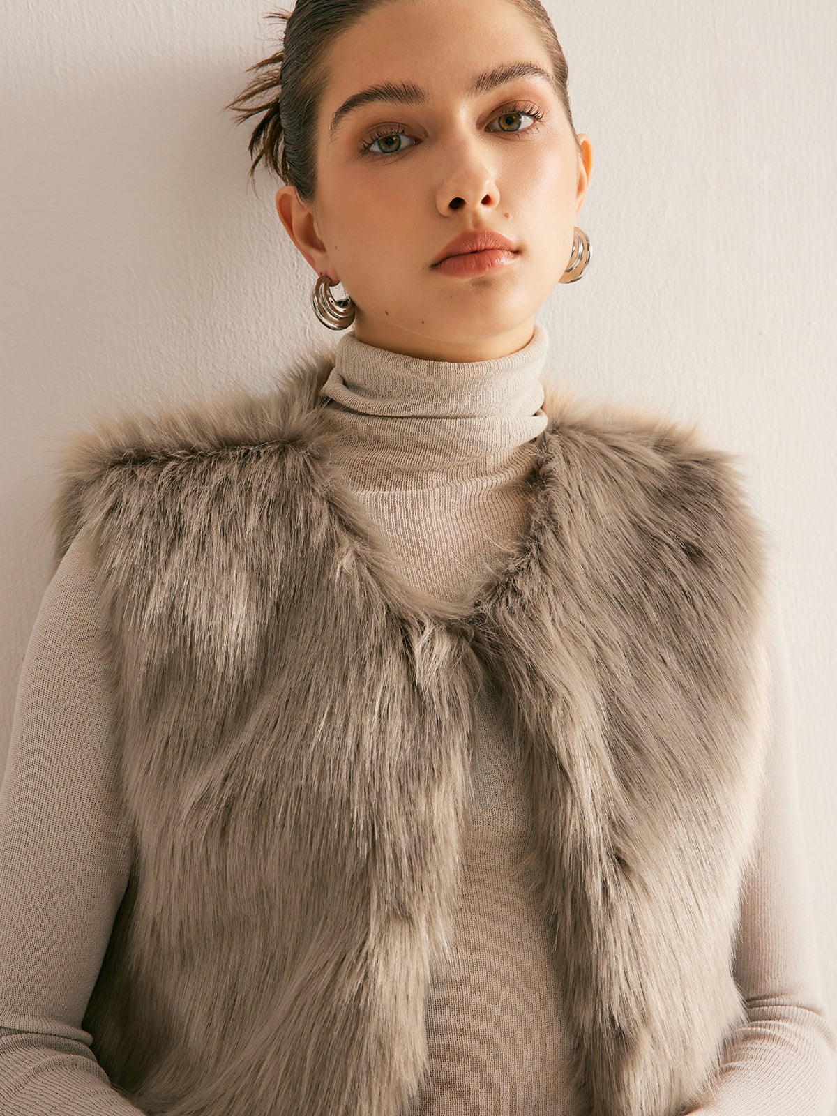 Leisure Suni Kürk Yelek