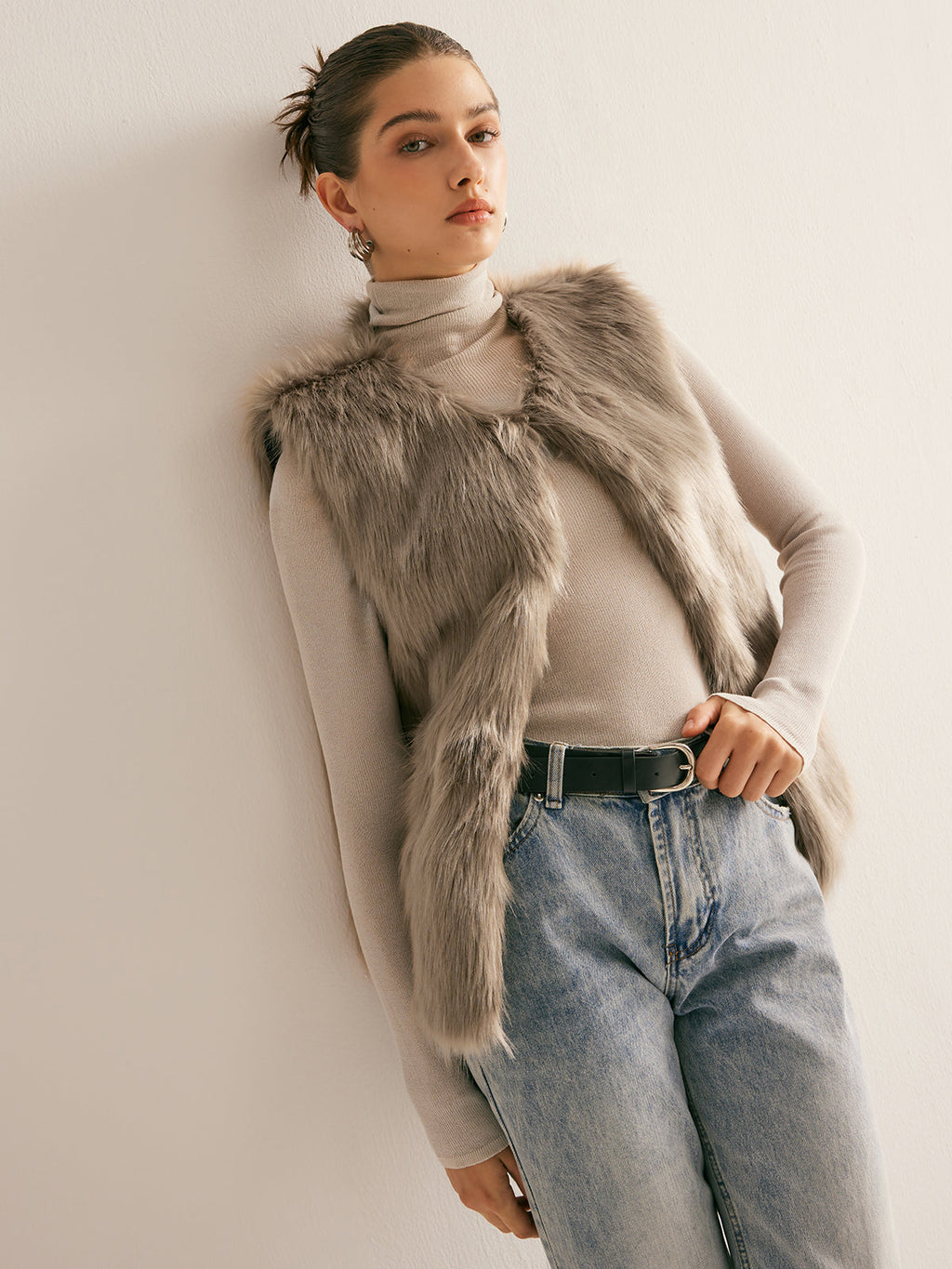 Leisure Suni Kürk Yelek