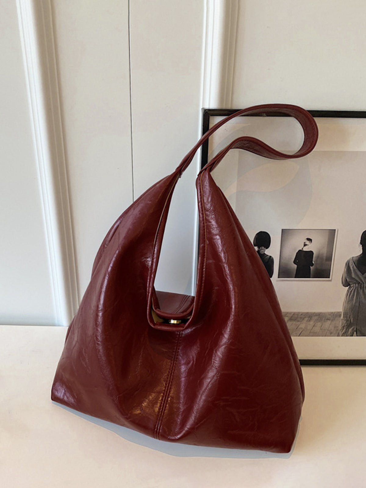 Glossy Garnet Tote Bag