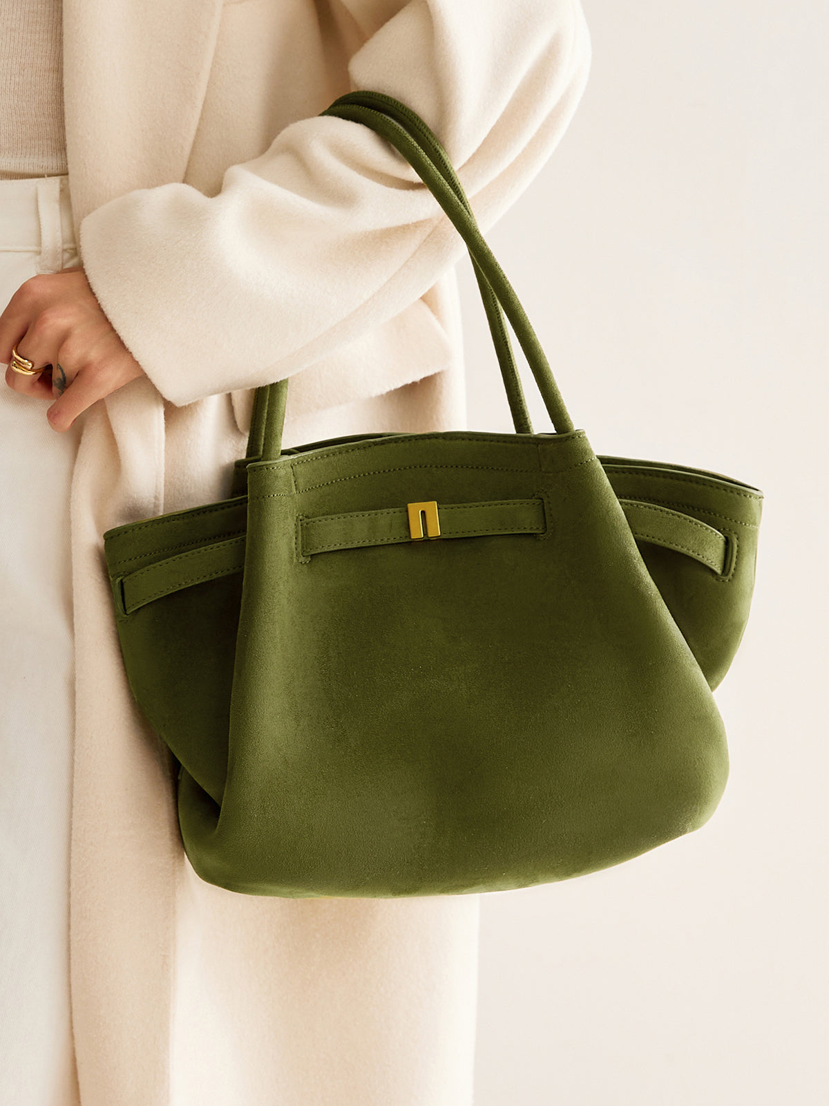 Olive Charm Tote Çanta