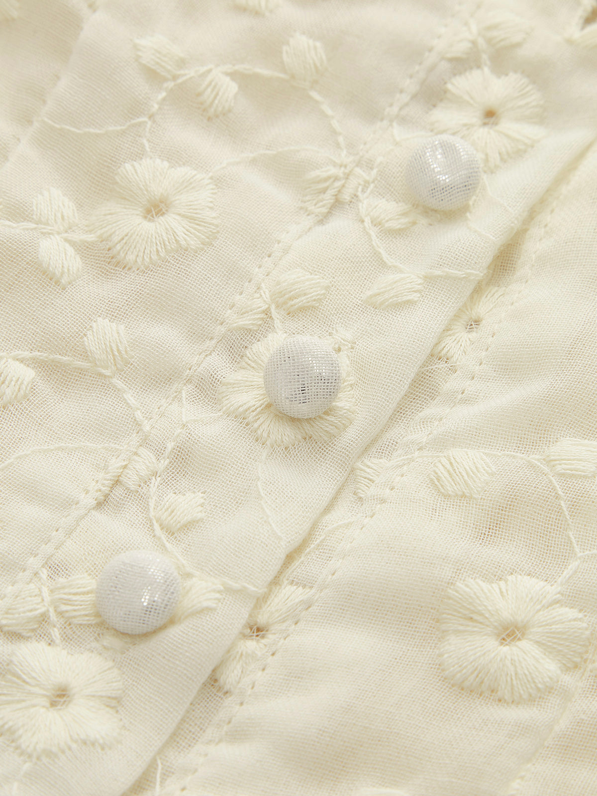 Çiçek Dantel Desenli Zarif Bluz