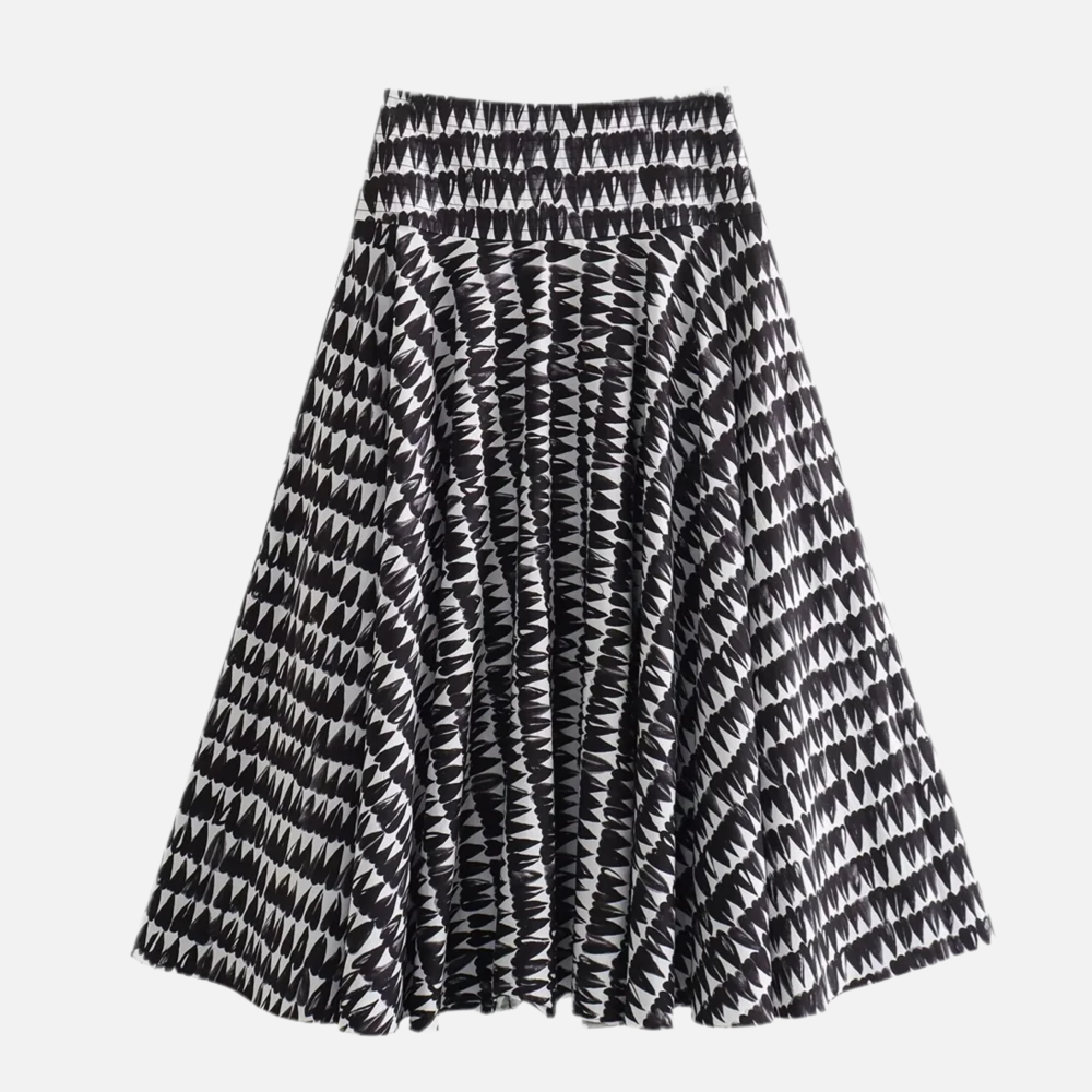 Damla Baskı Üst ve Etek Takım