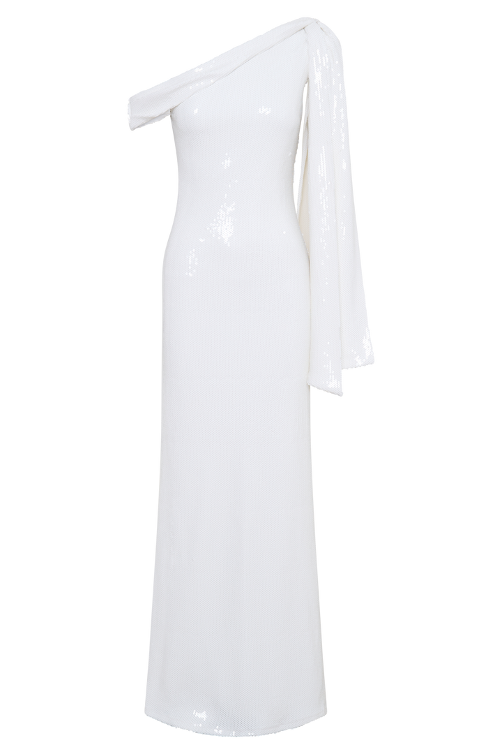 Catarina Payet Uzun Elbise - Beyaz