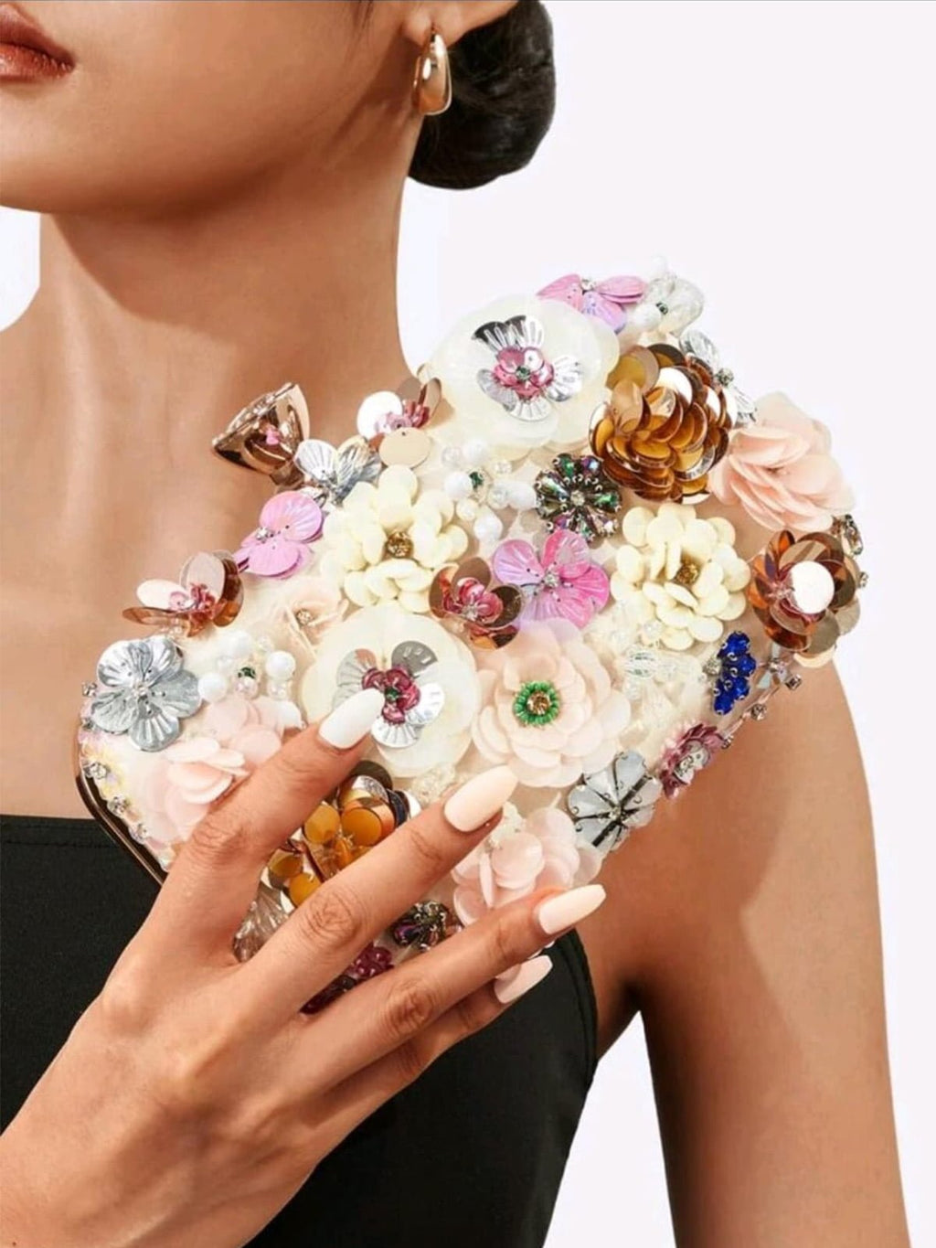 Bahar Çiçeği Düğün Çantası