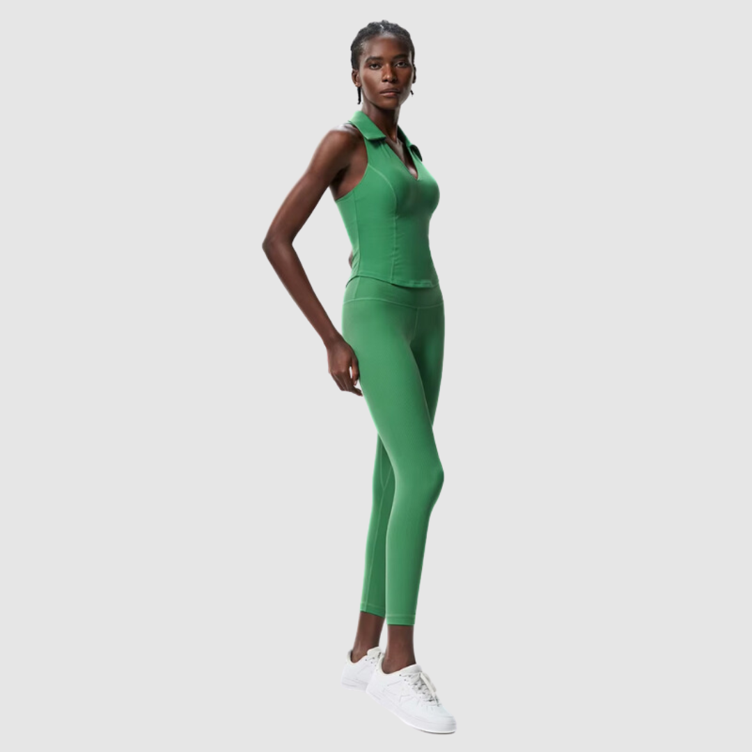 Yakalı Ribanalı Spor Giyim Seti