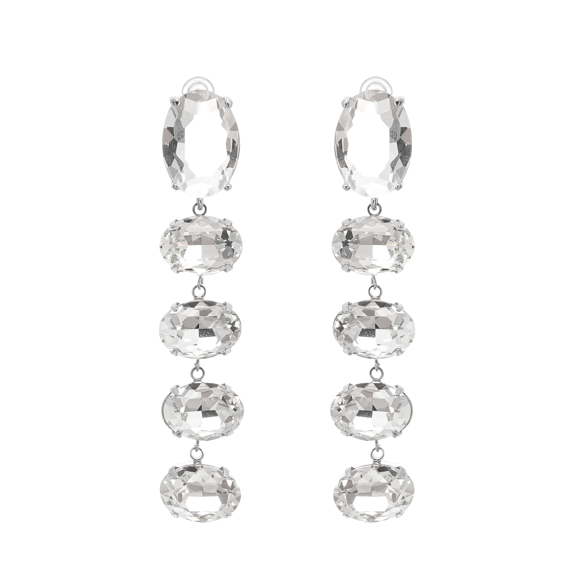 Felicia kristal süslemeli sallantılı küpe