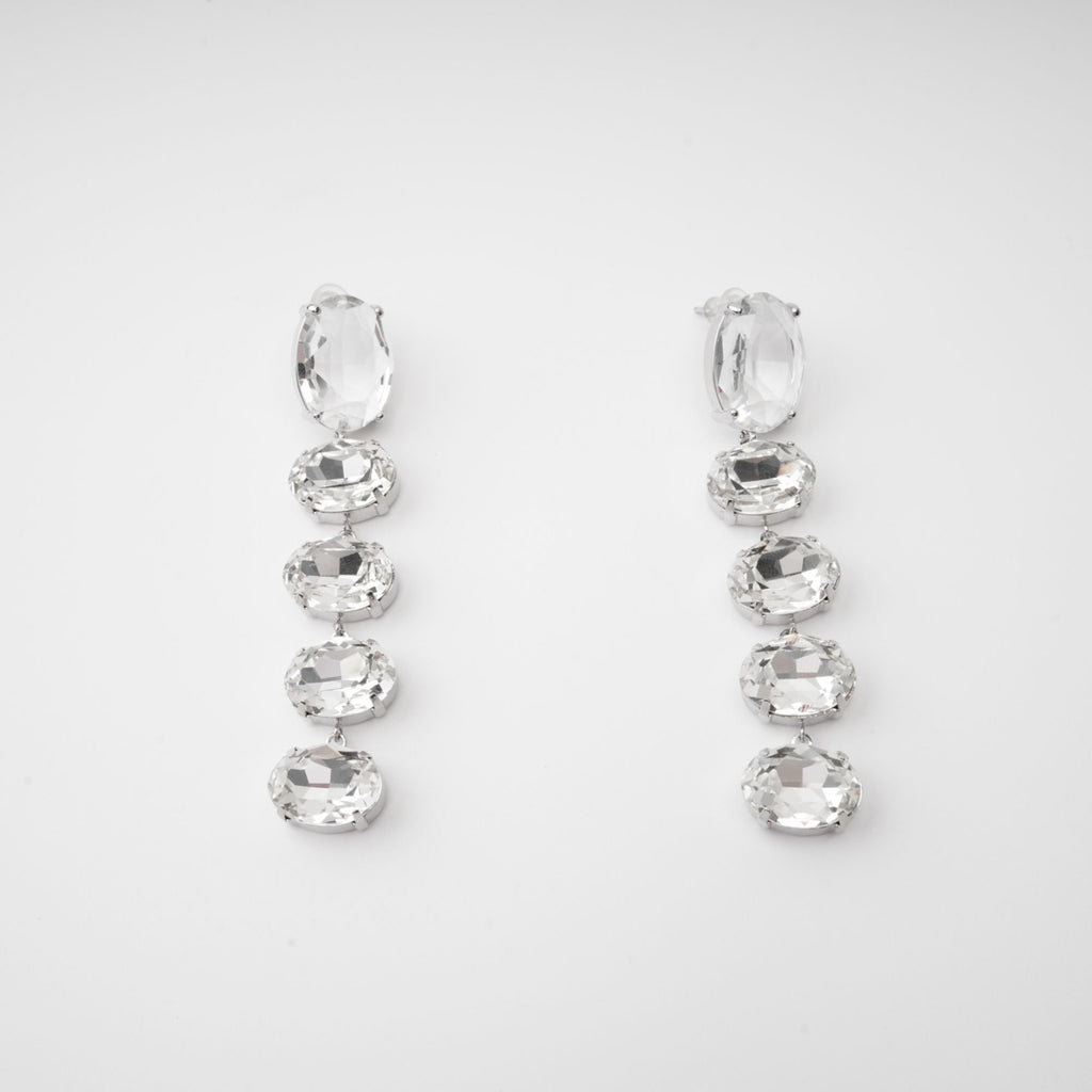 Felicia kristal süslemeli sallantılı küpe