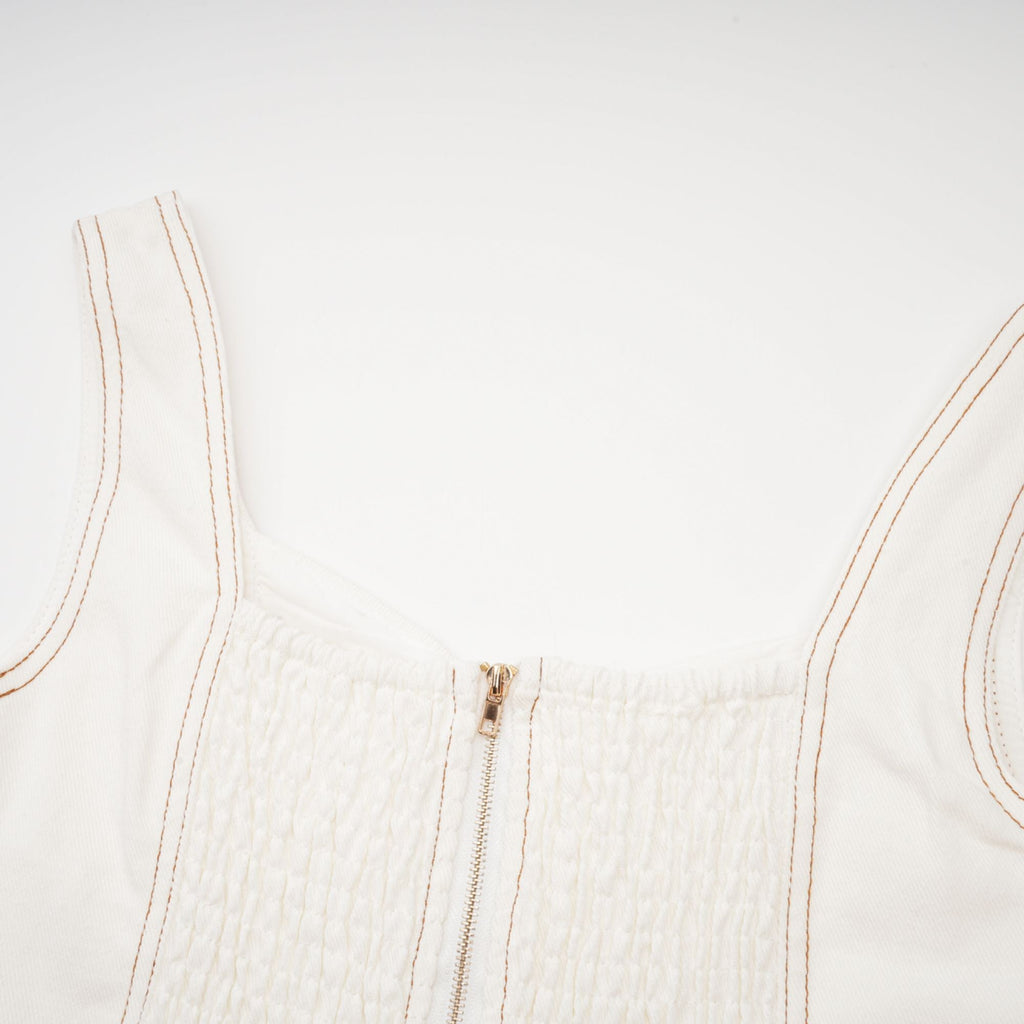 Brielle Denim Üst Ve Etek Eşleştirme Seti