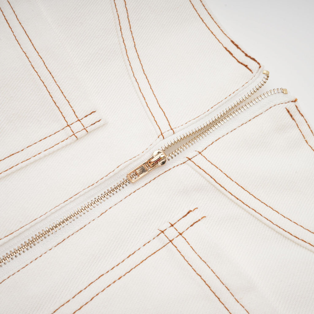 Brielle Denim Üst Ve Etek Eşleştirme Seti