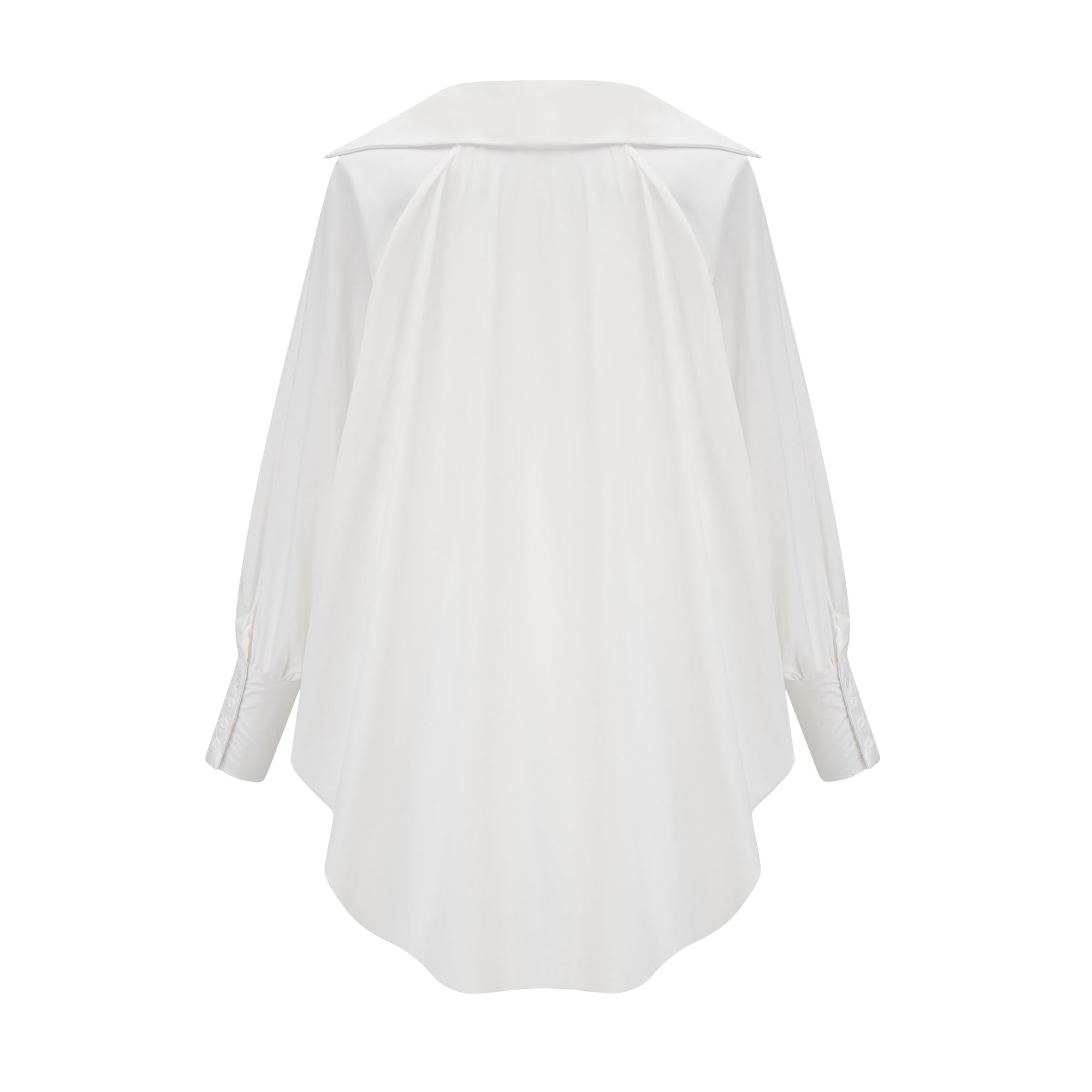 Marion Yüksek-Düşük Kabarık Gömlek