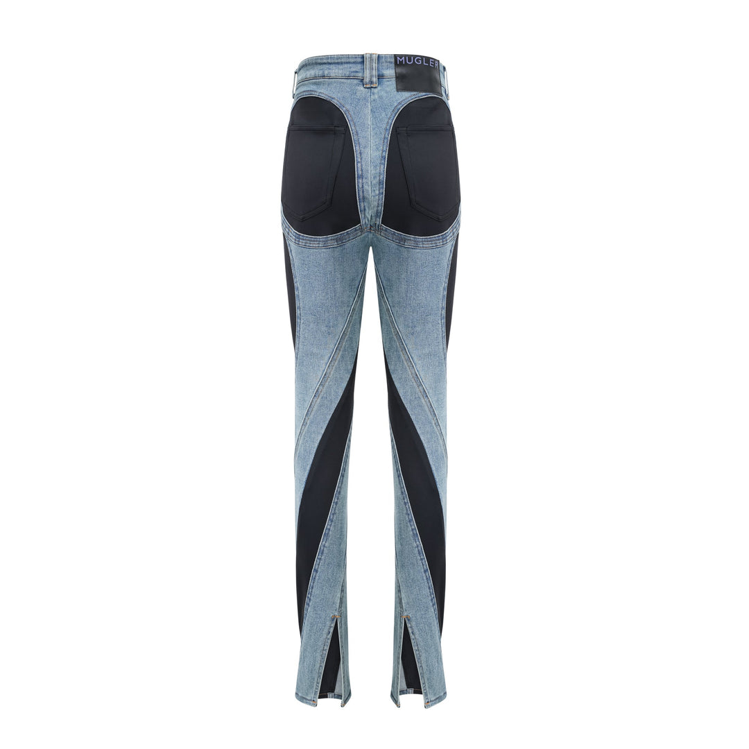 Noémie Spiral Panelli Skinny Jean Pantolon