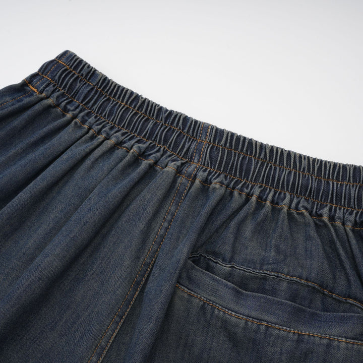 Sylvie Dantel Detaylı Denim Üst Ve Şort Uyumlu Takım