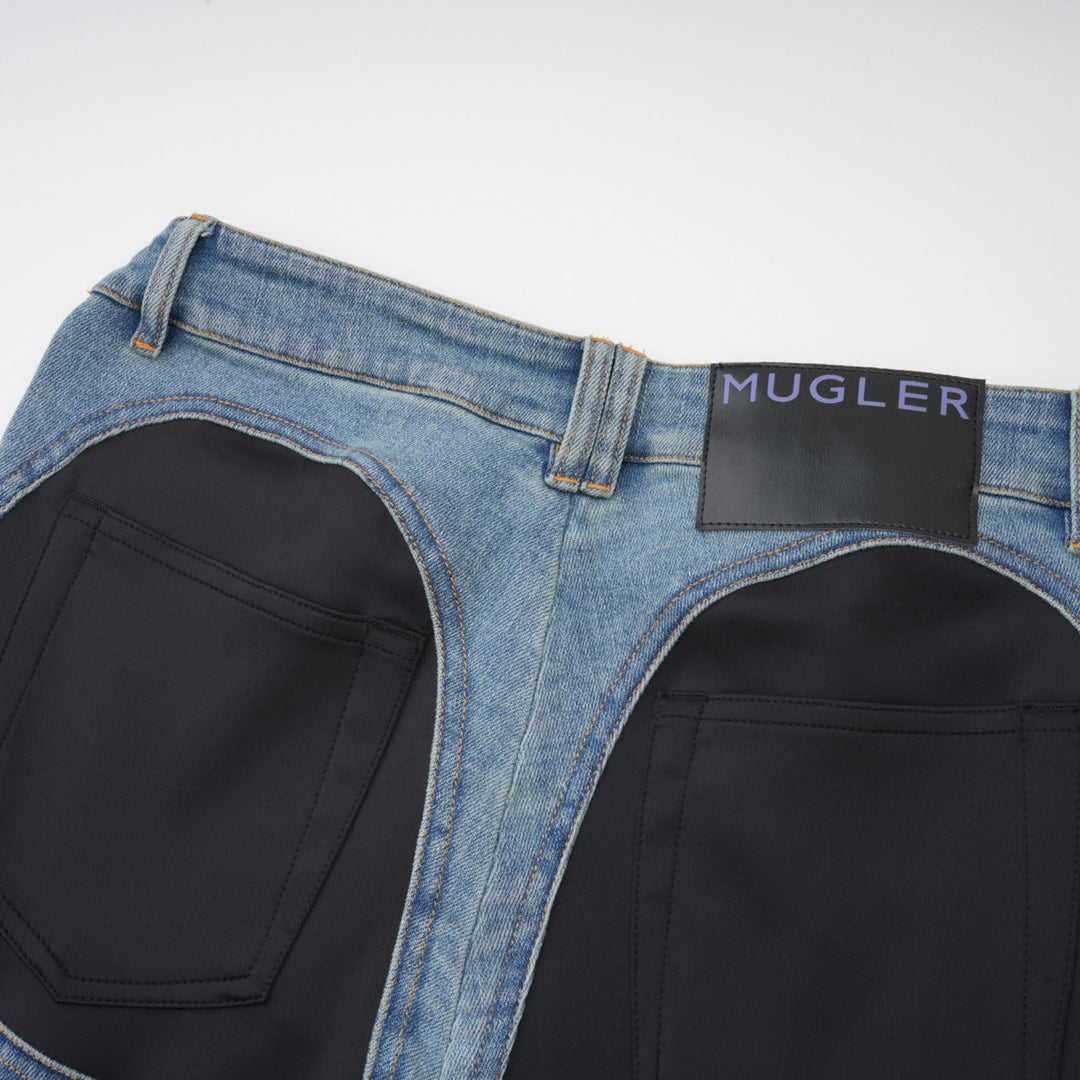 Noémie Spiral Panelli Skinny Jean Pantolon