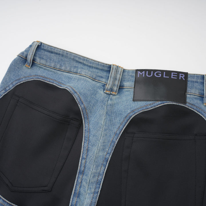 Noémie Spiral Panelli Skinny Jean Pantolon