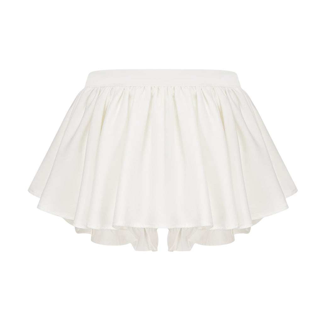 Andrea Asimetrik Tül Bluz ve Etek Takım