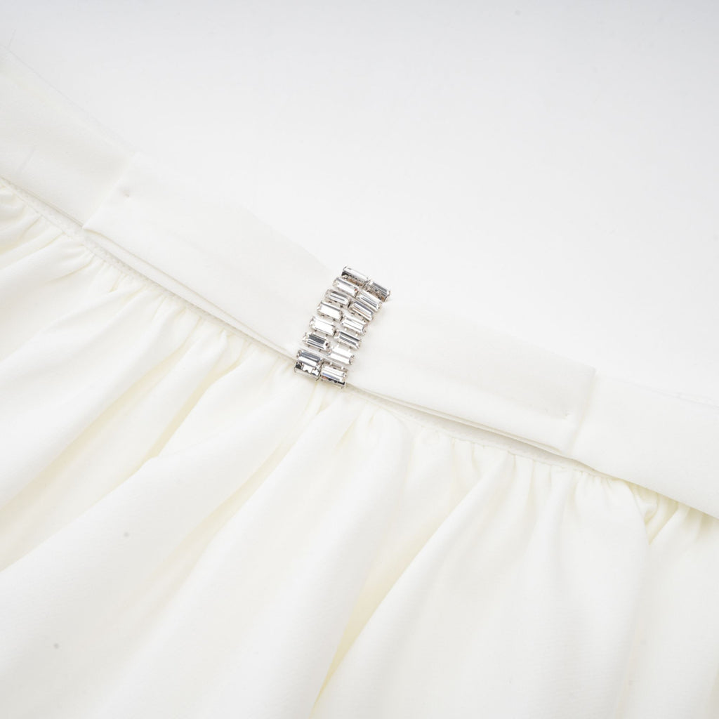 Andrea Asimetrik Tül Bluz ve Etek Takım