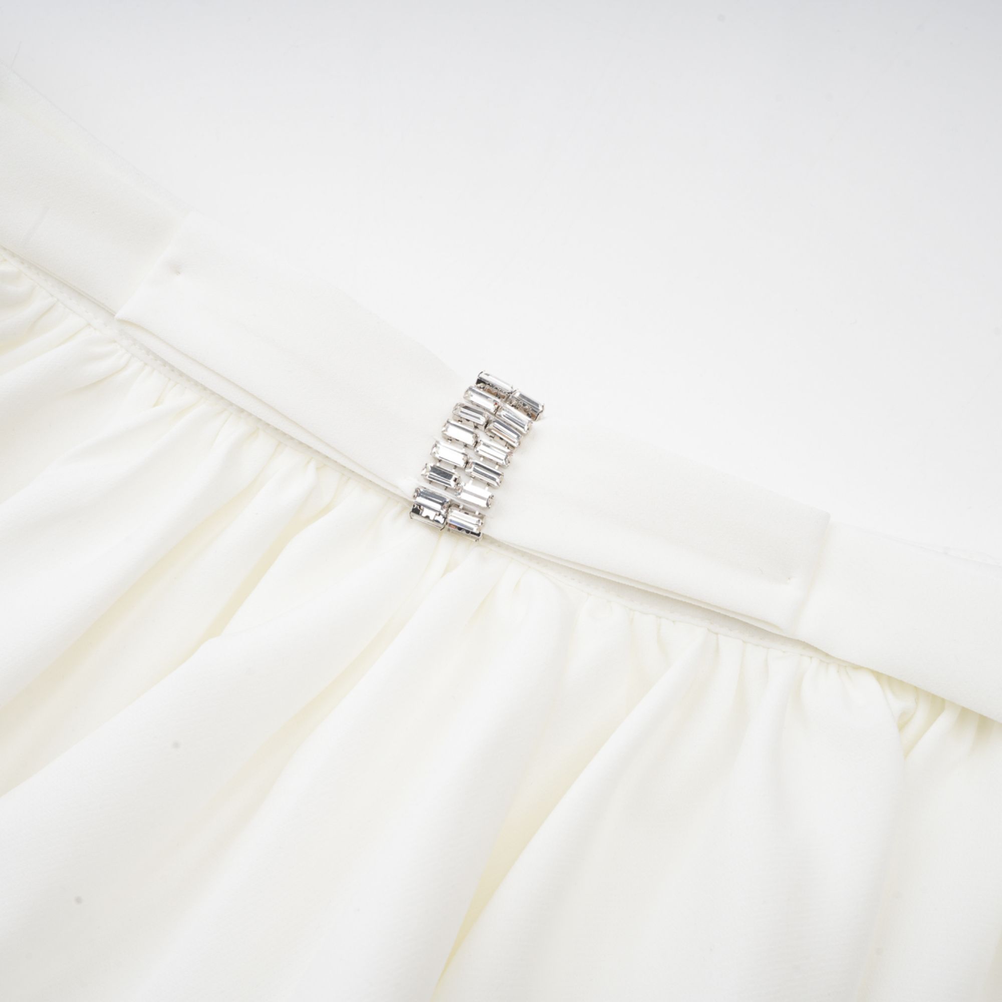 Andrea Asimetrik Tül Bluz ve Etek Takım