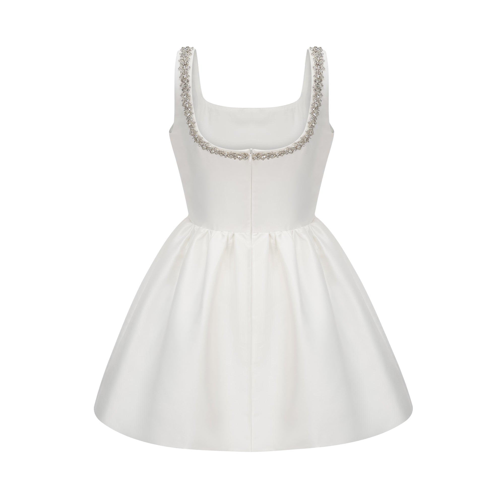Perrine Kristal İşlemeli Mini Elbise