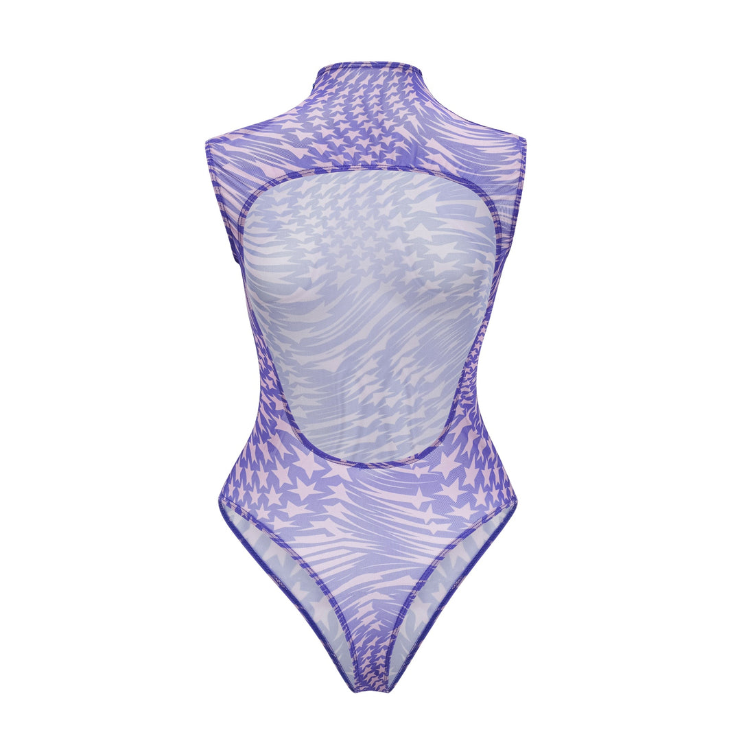 Lucienne Yıldız Desenli File Body