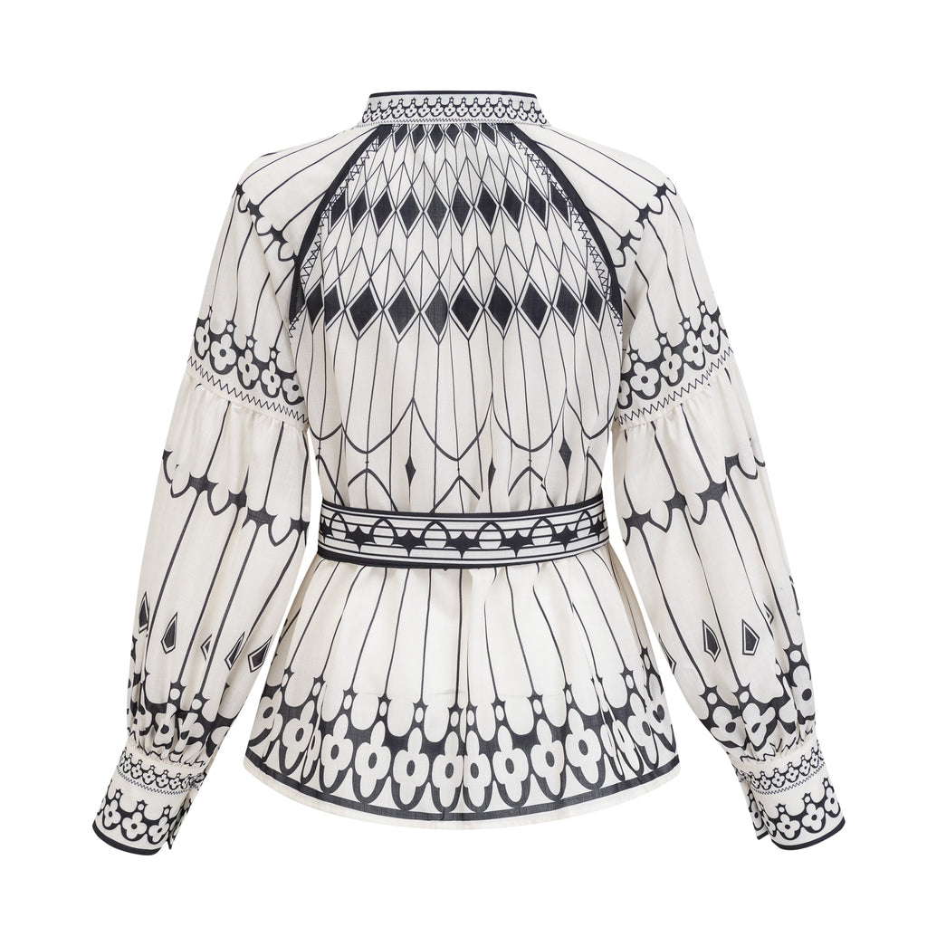 Allie Grafik Baskılı Gömlek Ve Şort Eşleştirme Seti