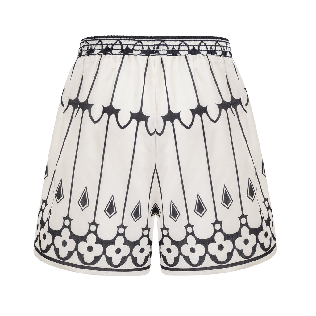 Allie Grafik Baskılı Gömlek Ve Şort Eşleştirme Seti