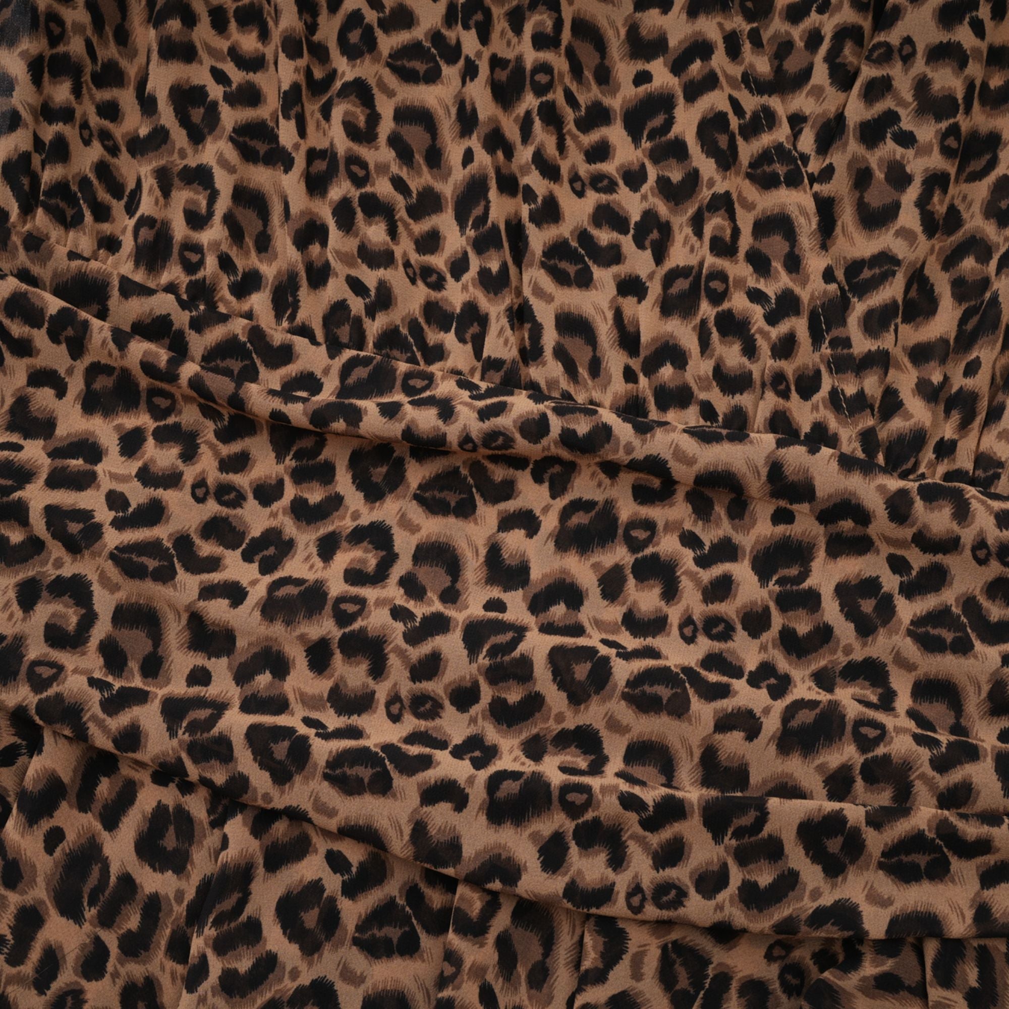 Laurence Leopar Desenli Mini Elbise