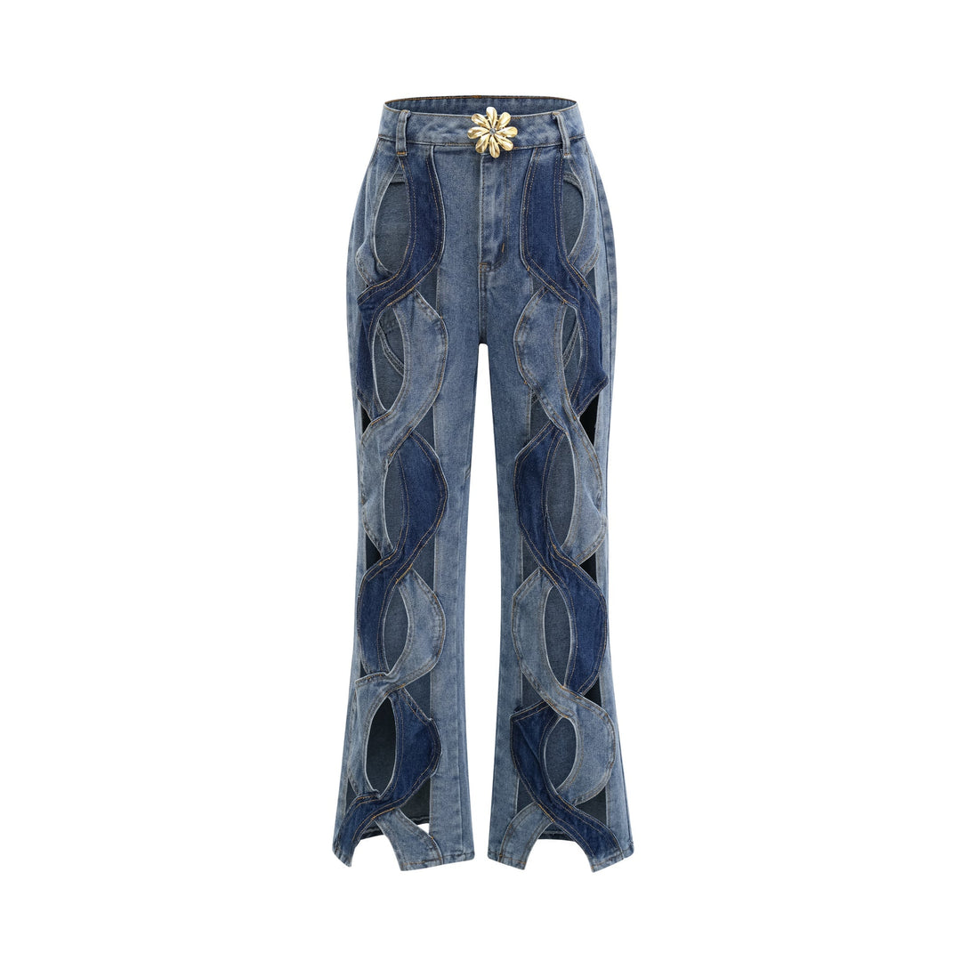 Blanche Yüksek Bel Kesim Jean Pantolon