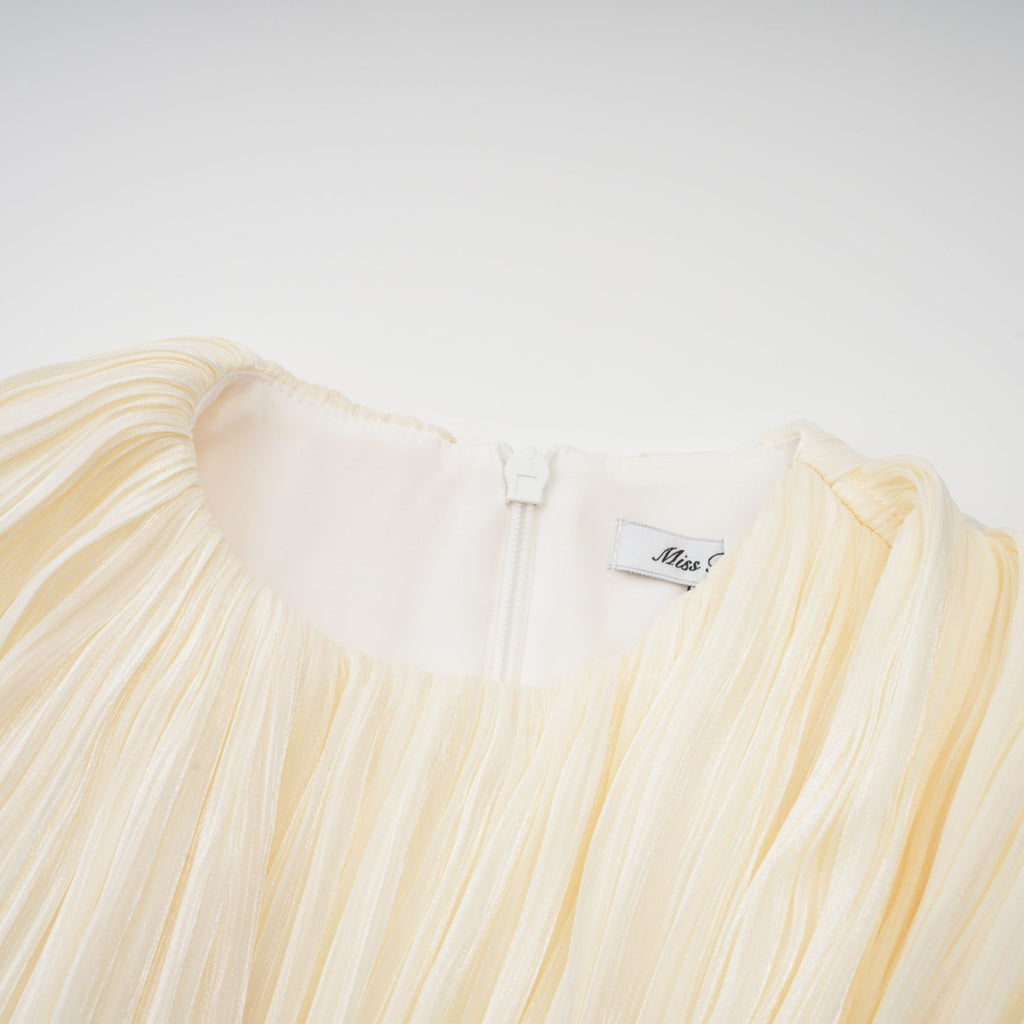 Cyrielle Fırfırlı Mini Elbise