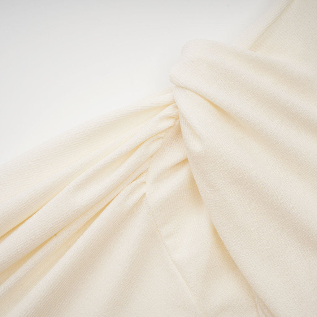 Lanetta Jarse Örgü Dökümlü Maksi Elbise