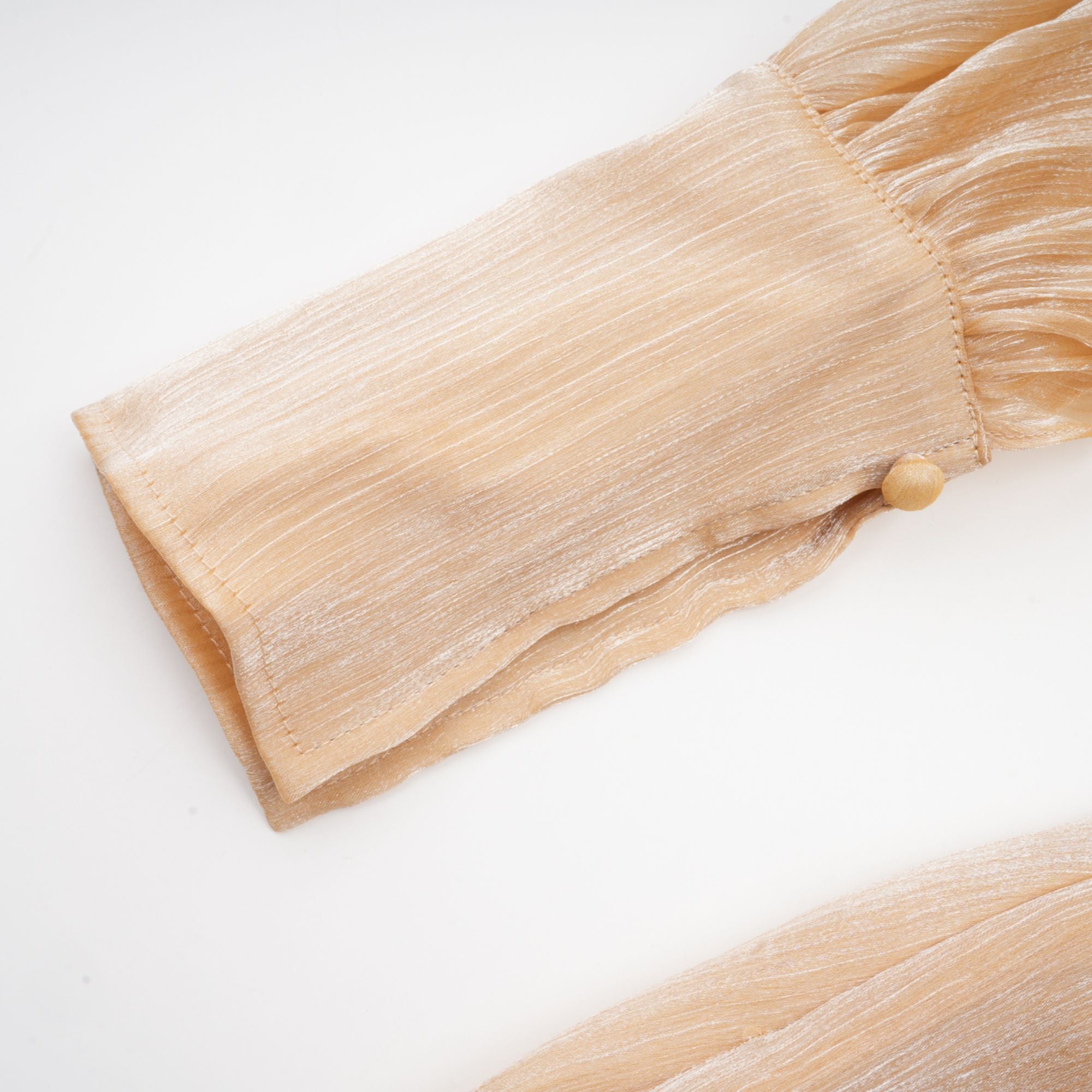 Adelina Altın Kristal Süslemeli Panelli Mini Elbise