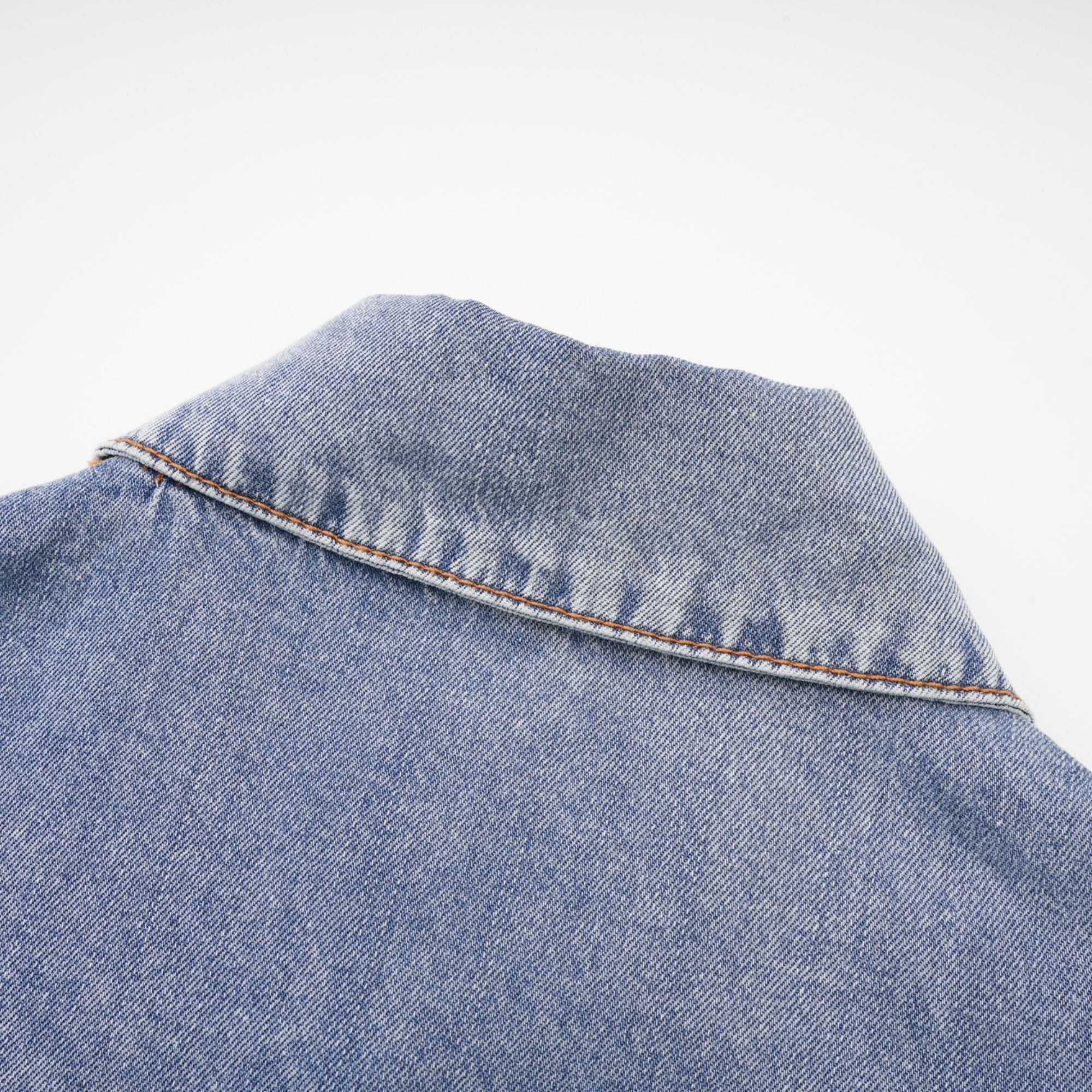 Nala Jarse Panelli Denim Üst Ve Etek Uyumlu Set