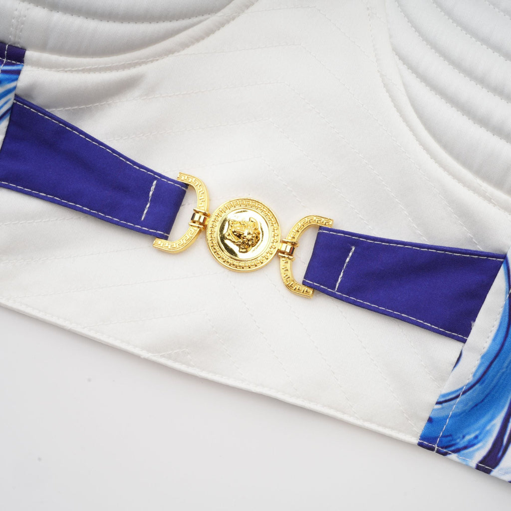 Allegra Grafik Baskılı Üst Ve Etek Eşleştirme Seti