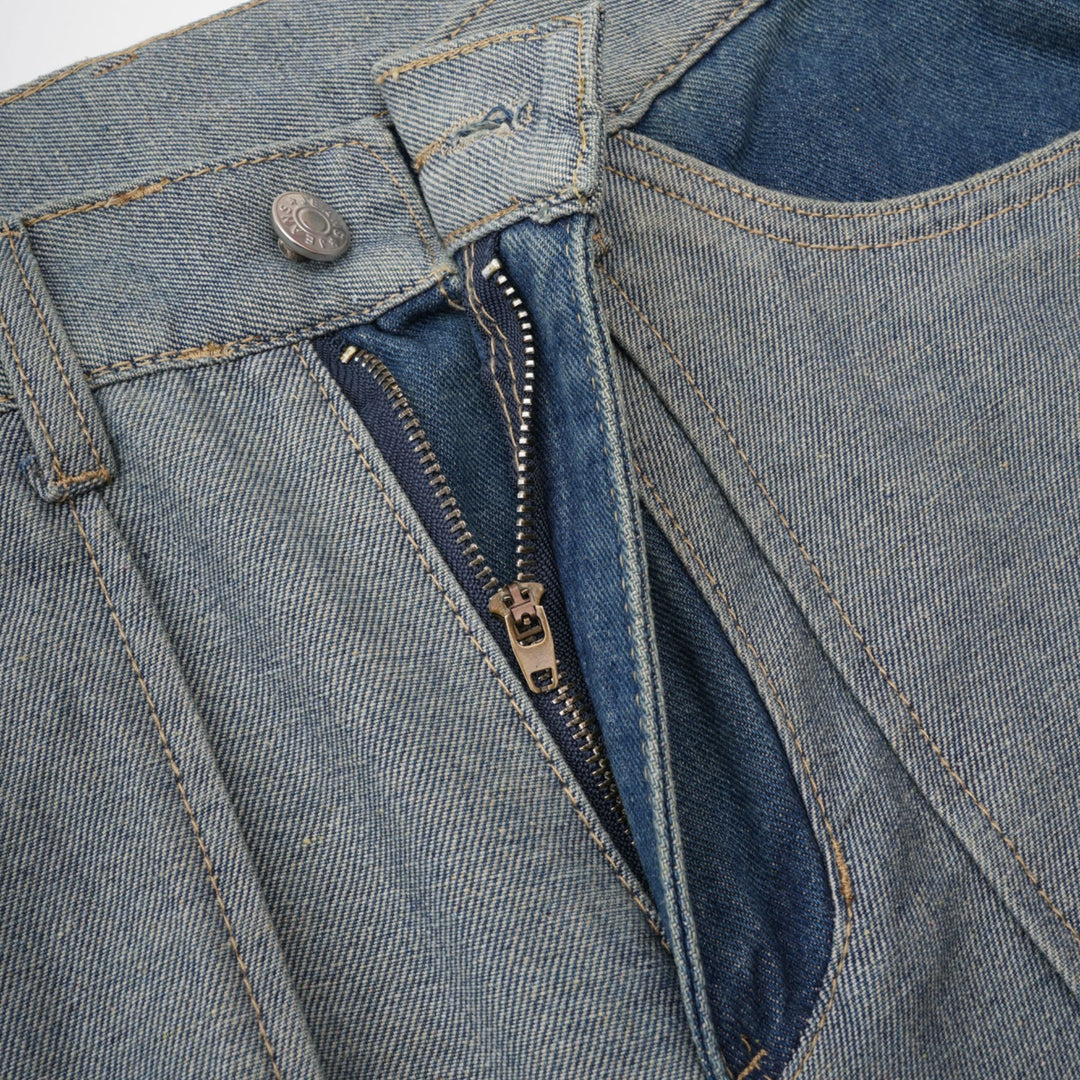 Clothilde Geniş Paça Panelli Jean Pantolon