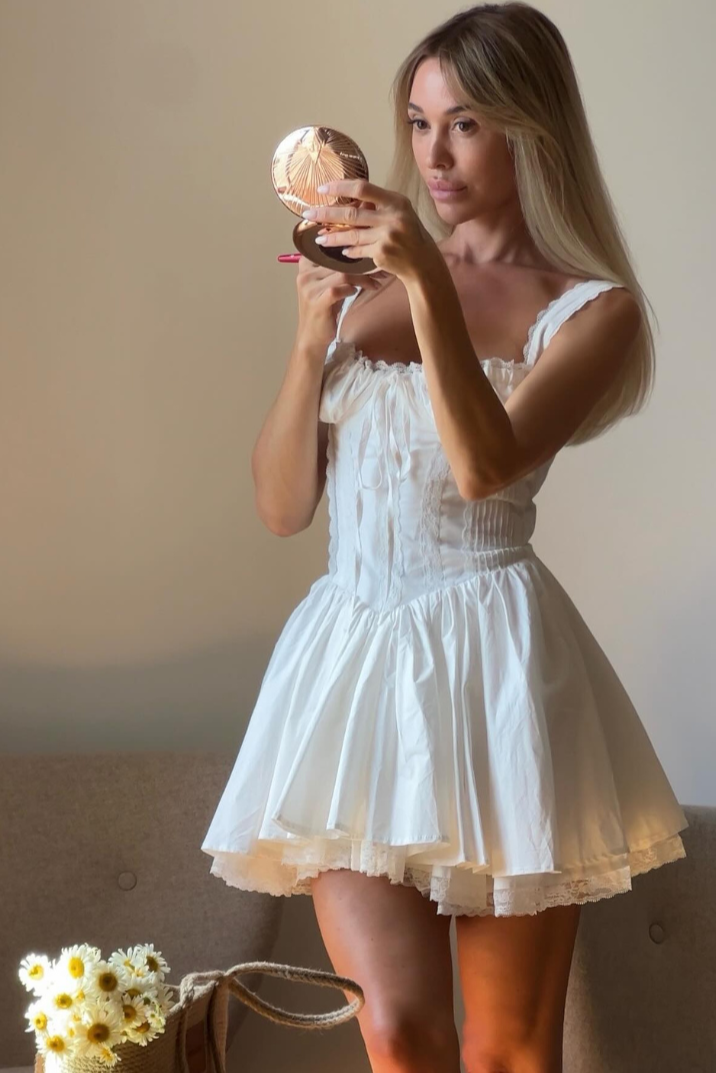 Noemi Dantel Detay Mini Elbise