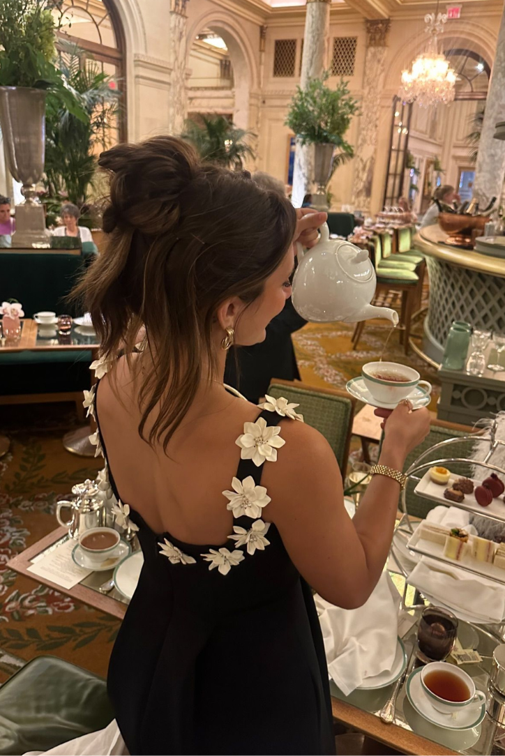 Ivy Çiçekli Mini Elbise