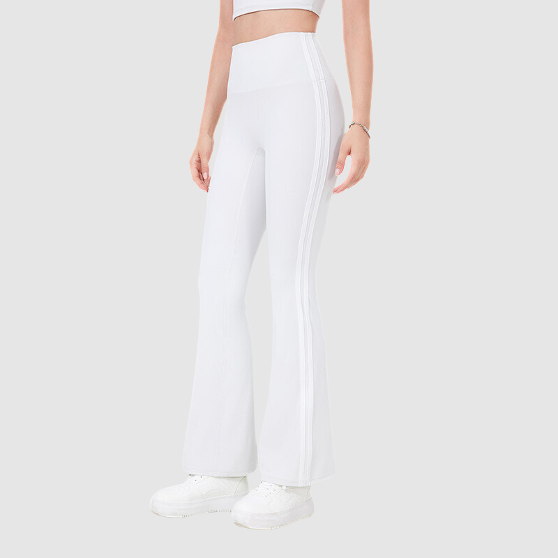 Yan Şeritli Geniş Paça Yoga Pantolonu