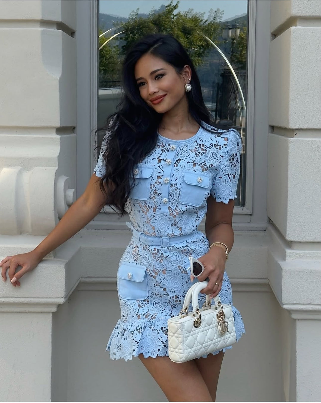 Mireya Dantel Mini Elbise