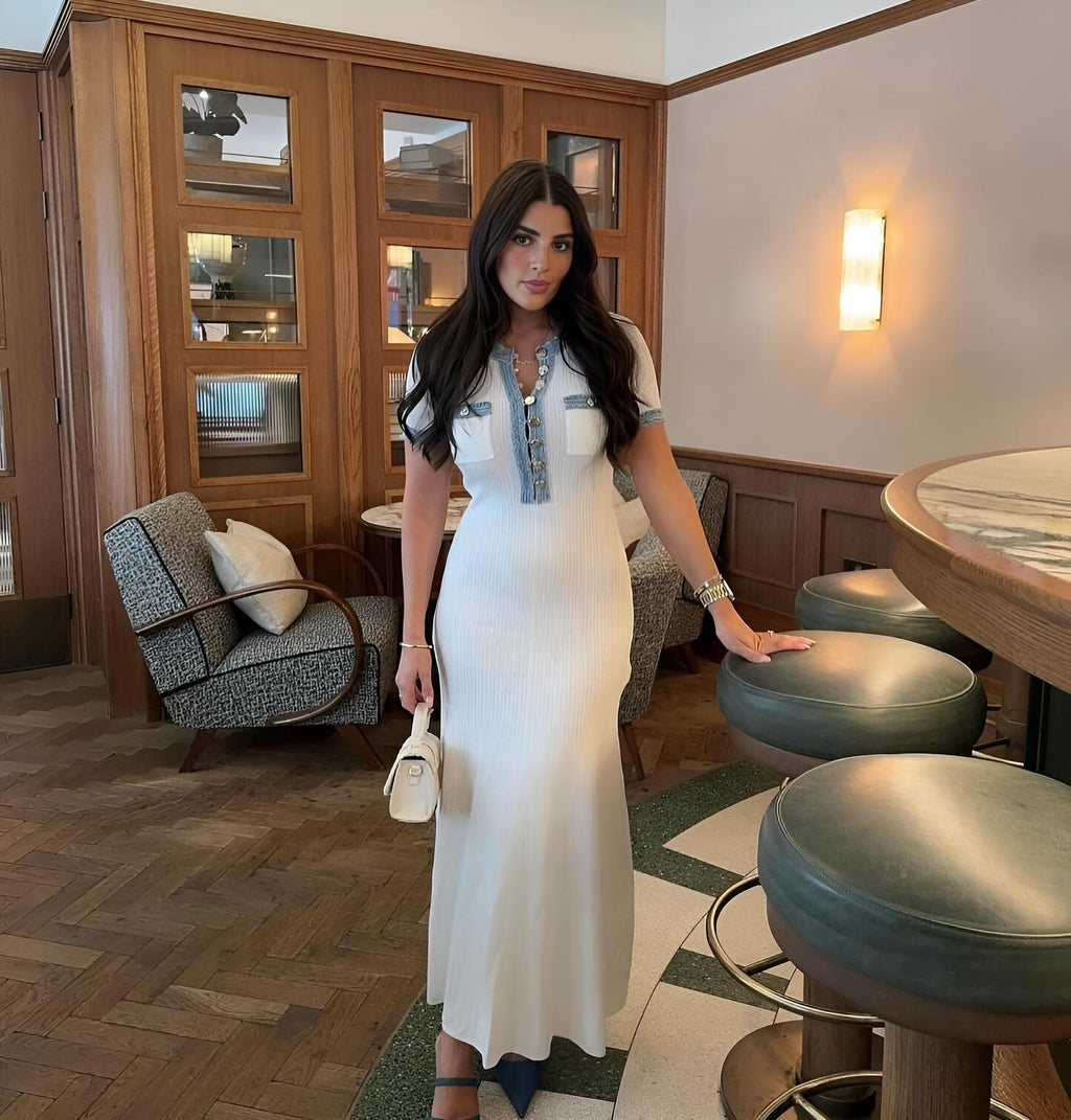 Saviana Biye Detay Maxi Elbise