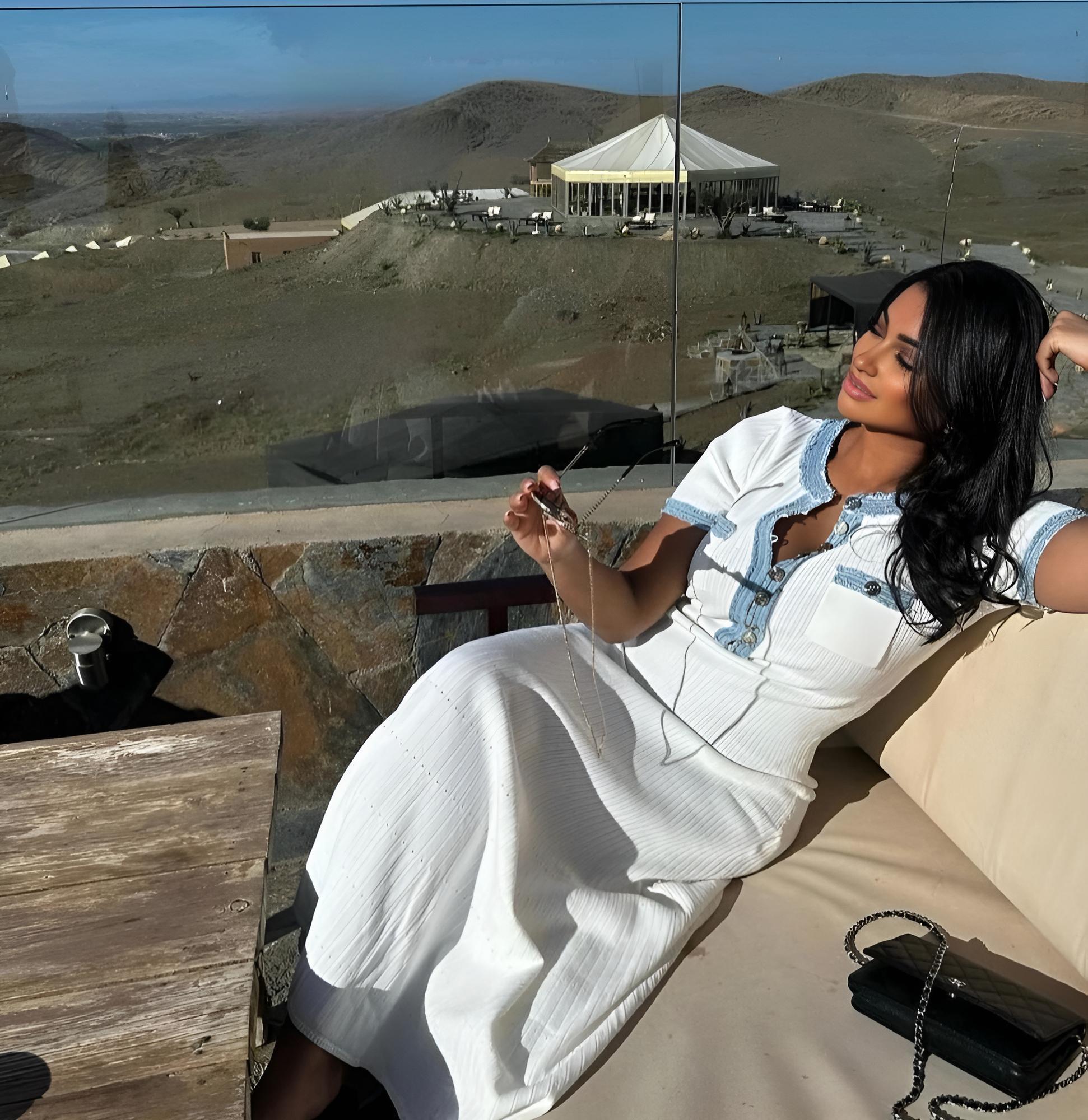 Saviana Biye Detay Maxi Elbise