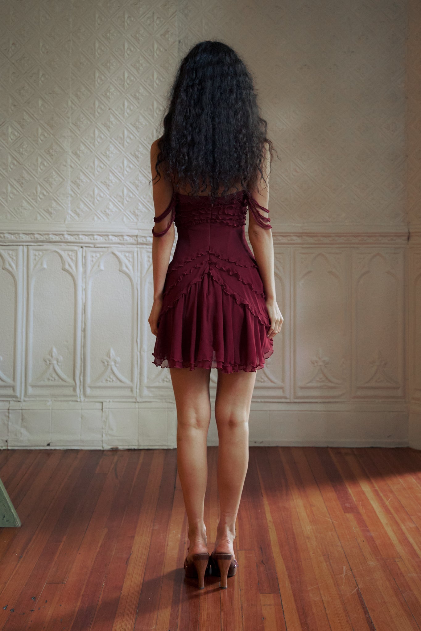 Cascading Mini Elbise