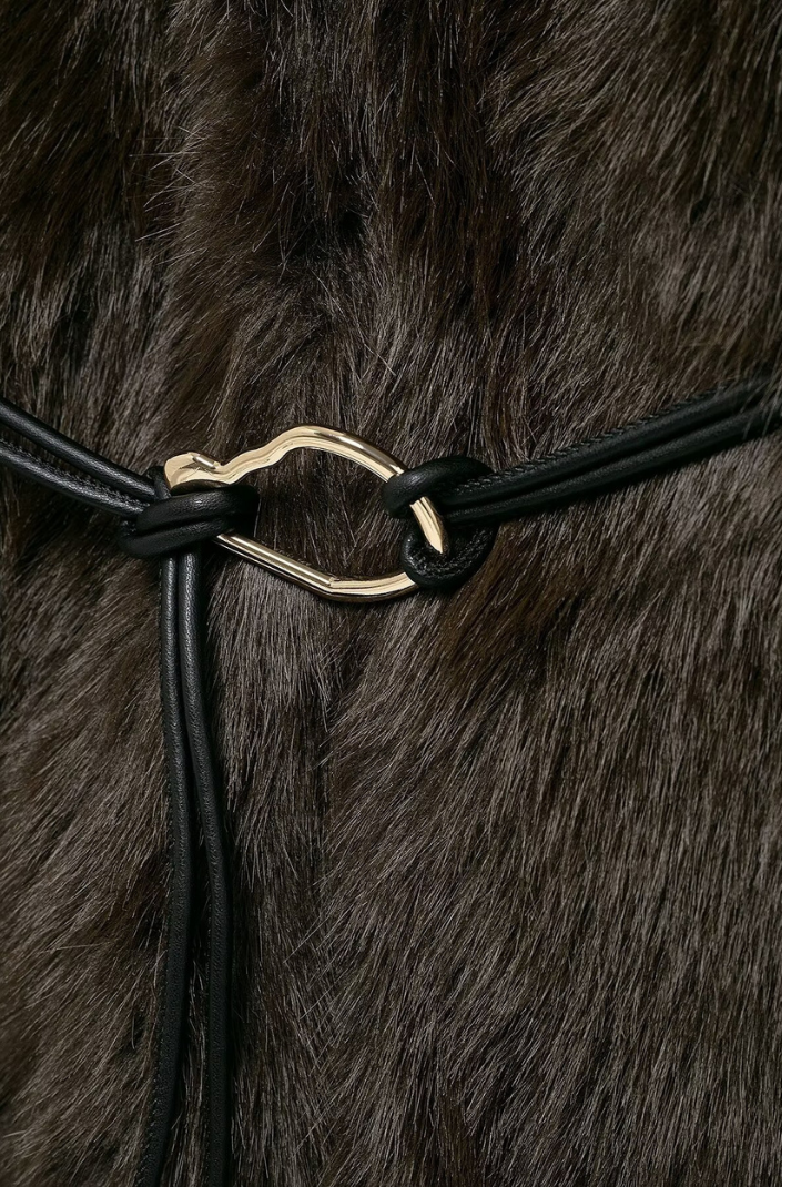 Carisse Kemerli Kürk Ceket